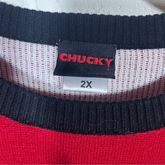 Chucky Christmas Holiday Sweater Size 2X - Picture 4 of 5